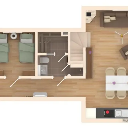 Apartment Strandvilla 14 Meerbaabe Ruegen